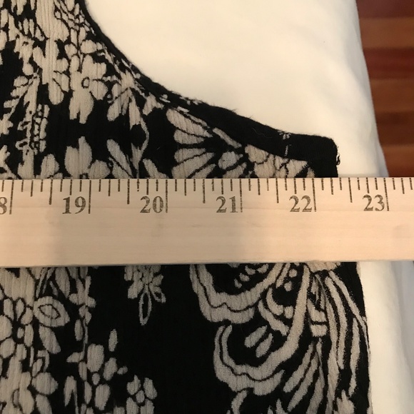 BILA Floral Tunic Sleeveless Tassel Tie Ruffle Hem Embroidered Boho Top Size XXL - Picture 13 of 16